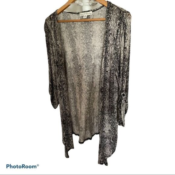 Open Cardigan Snakeskin Print, Medium - Picture 1 of 5